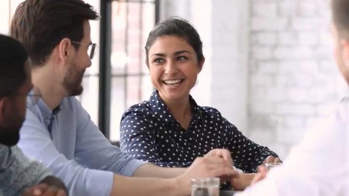 Colleagues in a meeting