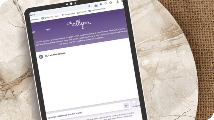askellyn chatbot on mobile