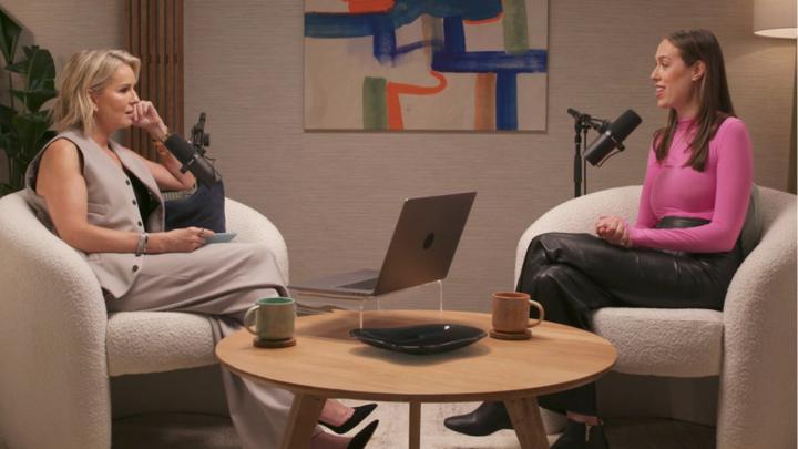 Two women discuss breast cancer survivor stories