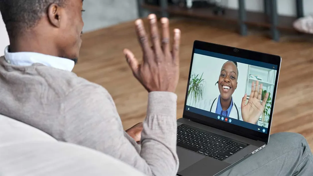 A virtual medical appointment